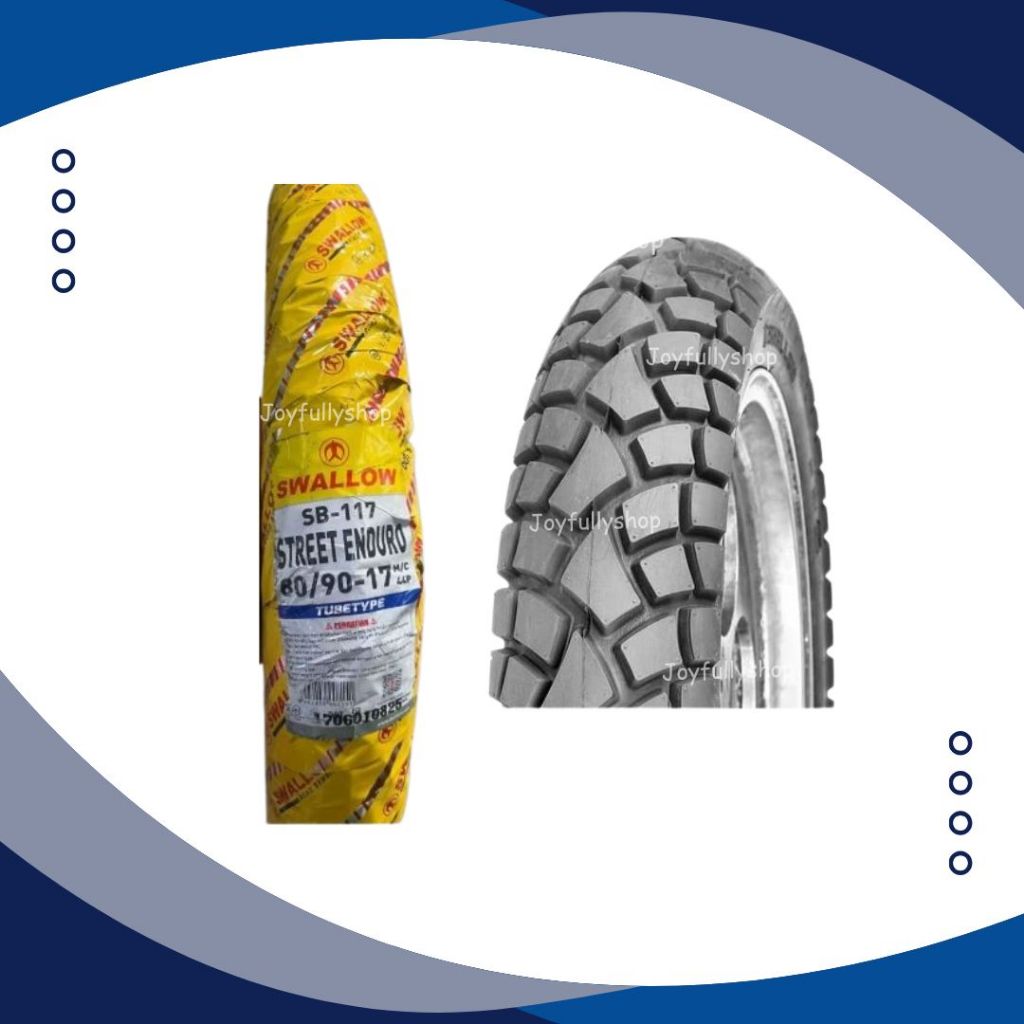 Ban Luar Swallow 80/90-17 SB117 Street Enduro (Tubetype)