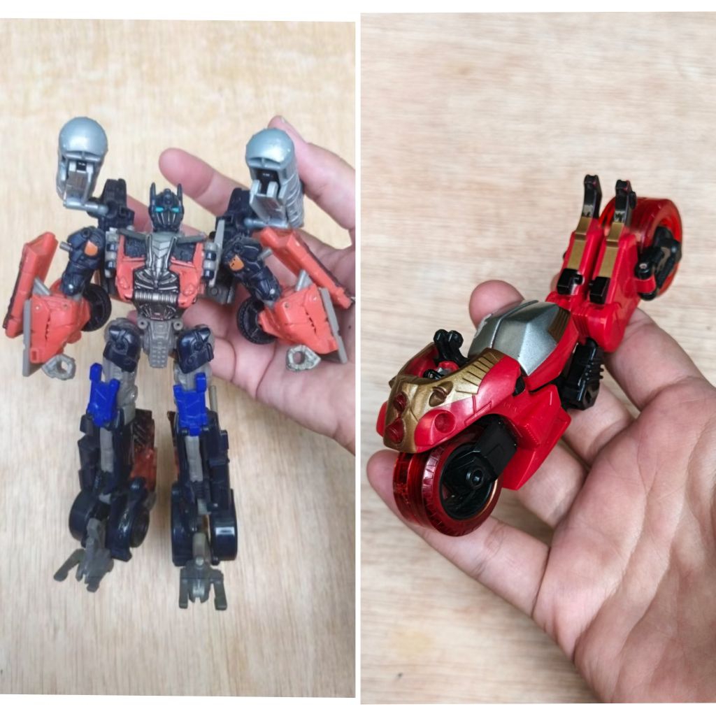 Takara Hasbro Figure Optimus Prime Transformers dan Galaxy Force Mainan Bekas Original