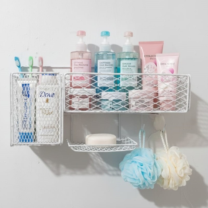 Rak Sabun Mandi Serbaguna/Keranjang Sabun Estetik Minimalis Pasti Ori