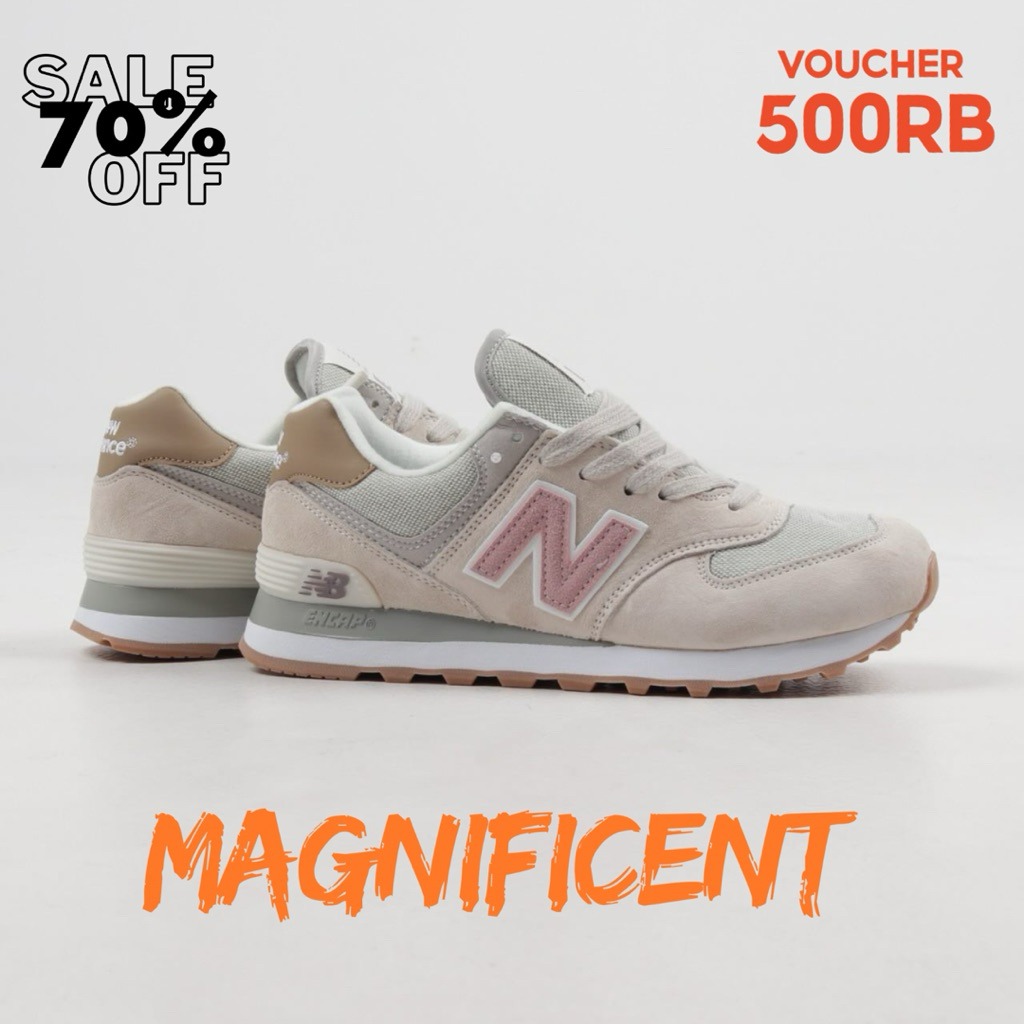 New Balance 574 Beige Pink