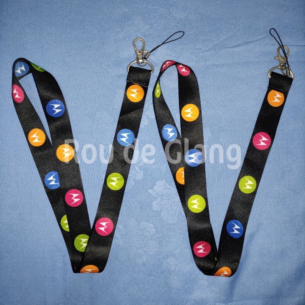 (Khusus Beli 2) Unik & Langka Lanyard MOTOROLA Original New Old Stock  Gantungan ID Card Karyawan Na