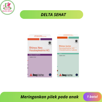 Rhinos Neo Drop/Rhinos Junior Sirup Obat Pilek Anak