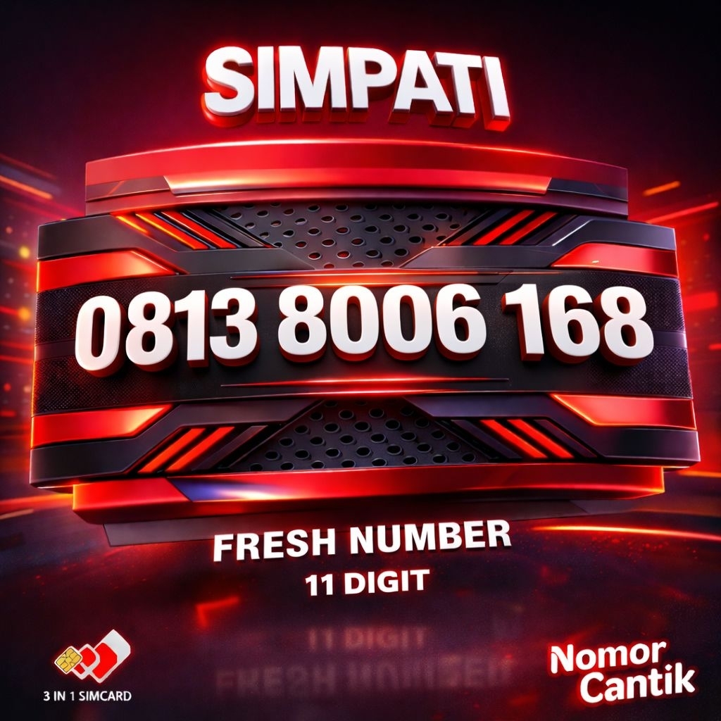 Nomor Cantik SimPATI 11 Digit Nomer Cantik 168 Hoki Ilufa