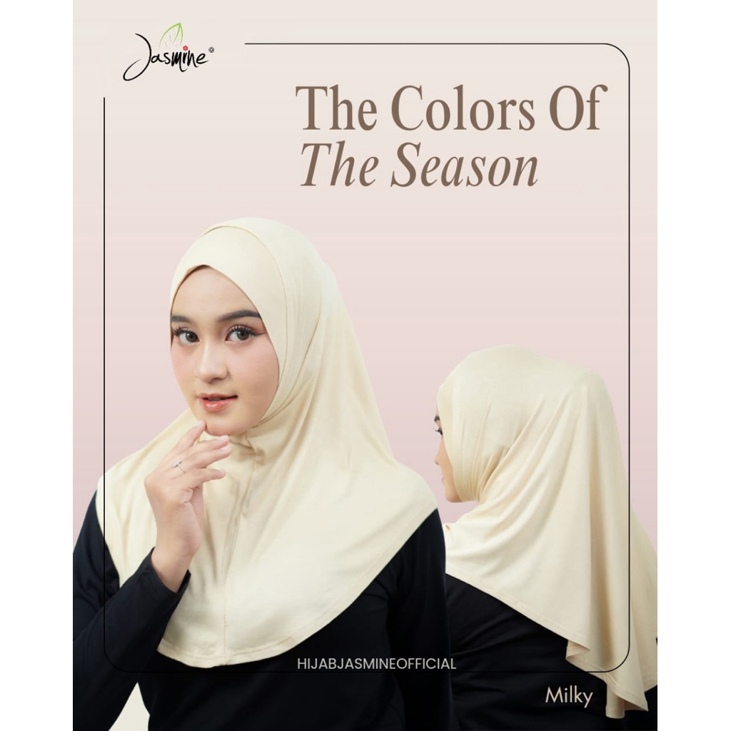 Bergo Sporty Jasmine Ukuran M // Bergo Instan Untuk Olahraga