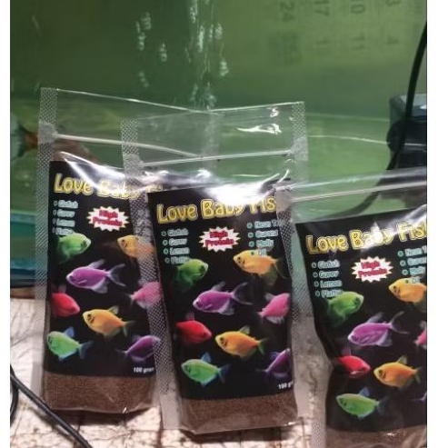 Pelet ikan Glowfish 100 gram / Makanan ikan Glowfish 100 gram
