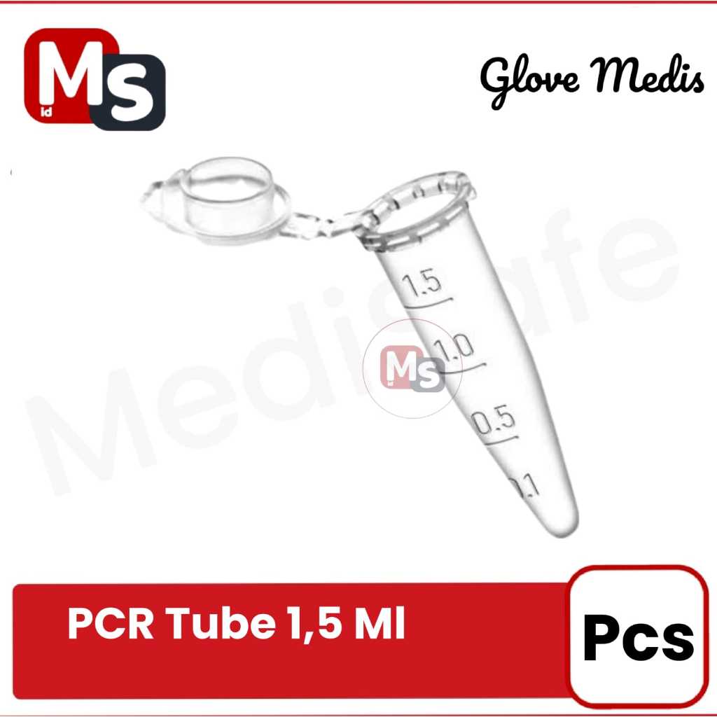 PCR Tube Microtube 1,5 Ml Tabung Eppendorf / Satuan M10