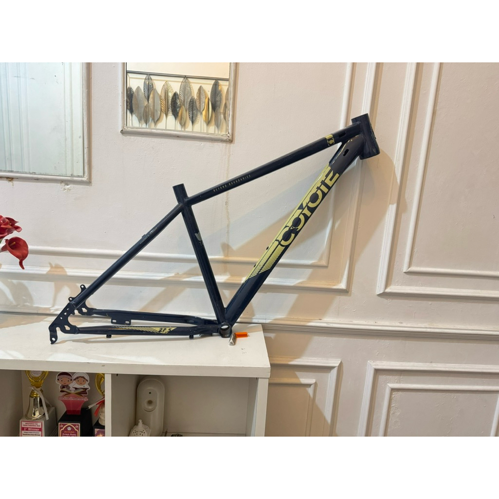 ( FRAME COYOTE BESI ) Rangka Sepeda MTB Gunung Copotan Baru Ukuran Roda 27.5 inch