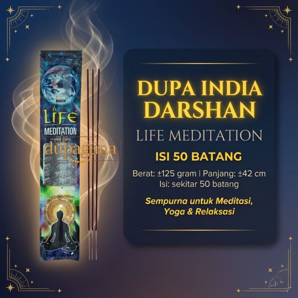 HIO / DUPA INDIA DARSHAN LIFE MEDITATION ISI 50 BATANG