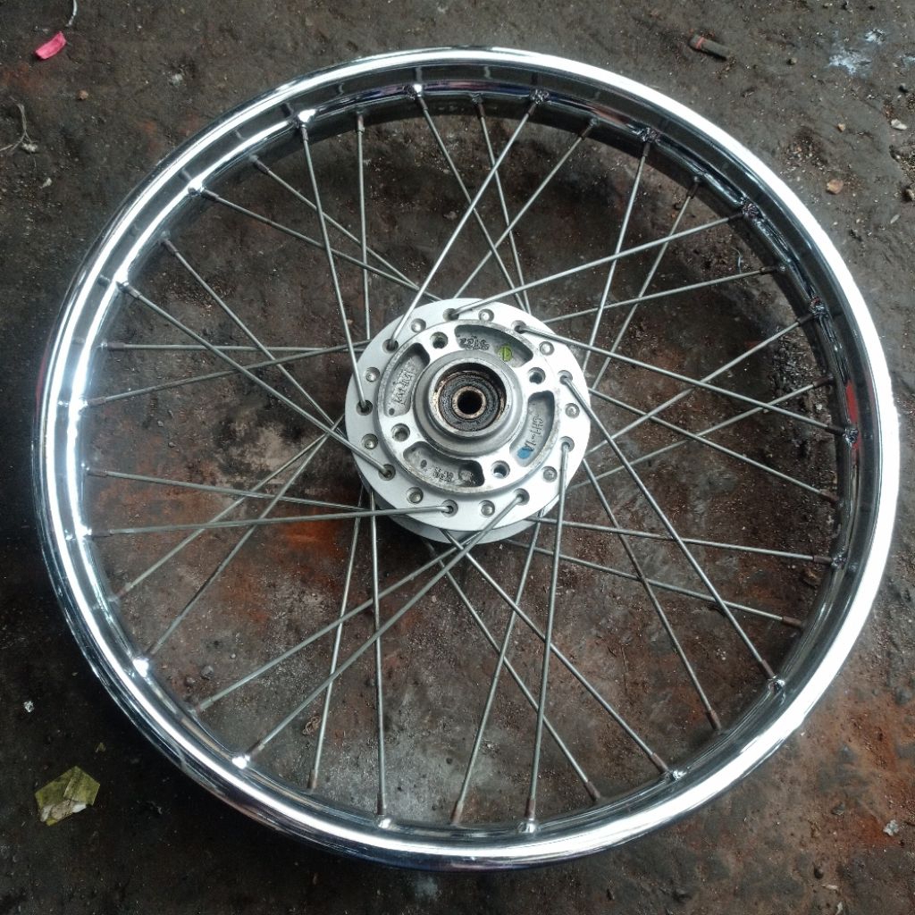 velg depan jari jari karisma supra x 125 original bekas