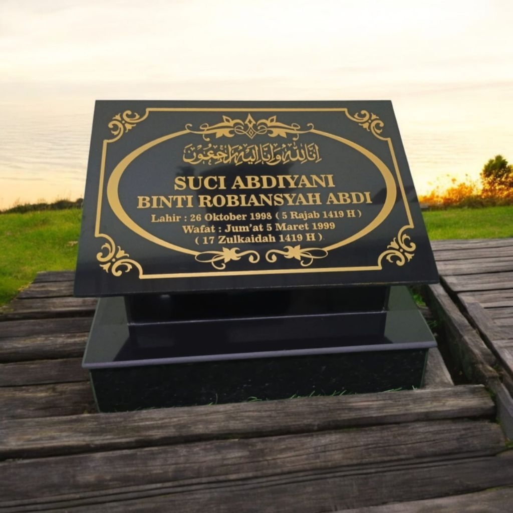 TUGU MAKAM NISAN PREMIUM UKURAN 30 X 40 CM