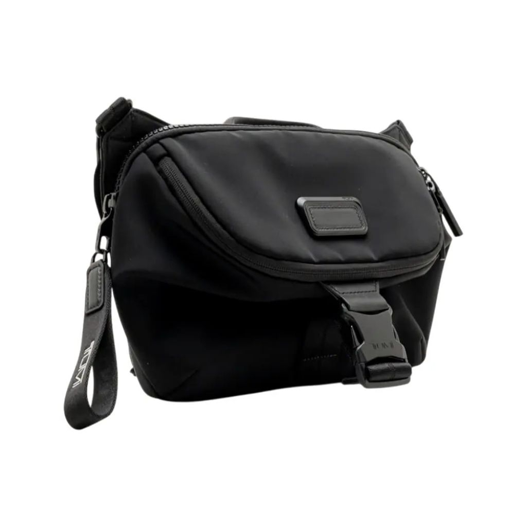 Tumi Dunlap Nylon Crossbody Bag BlackMen
