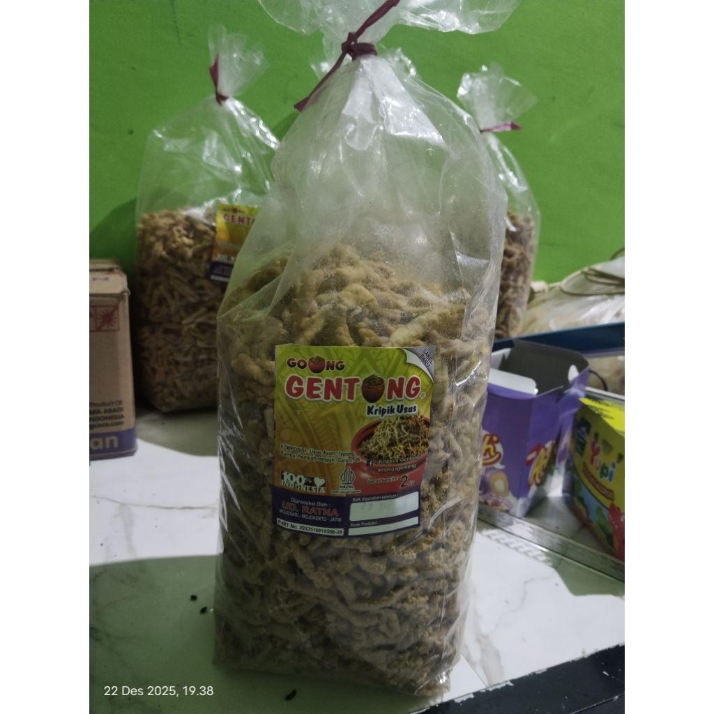 kripik usus gentong