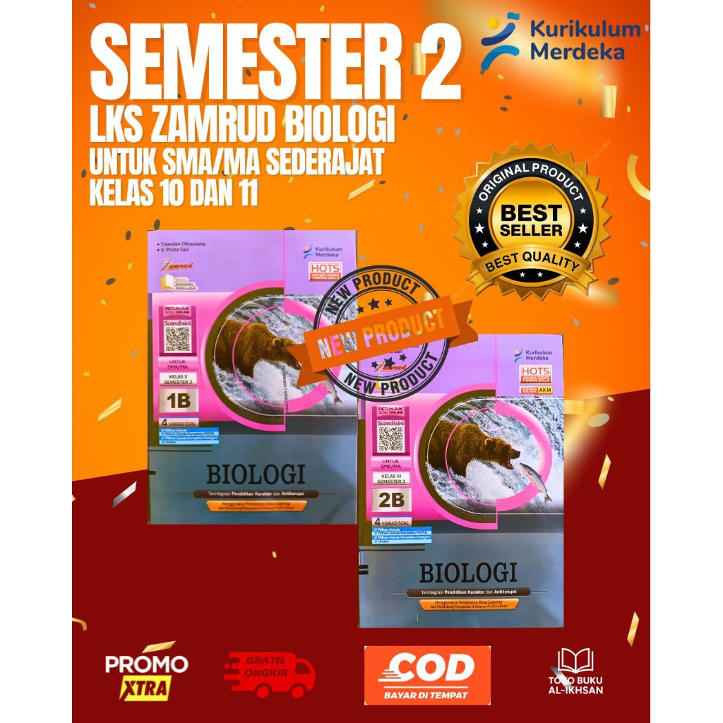 LKS Zamrud SMA/MA Semester 2 – Kurikulum Merdeka dengan  pendekatan deep learning​Tingkatkan prestas