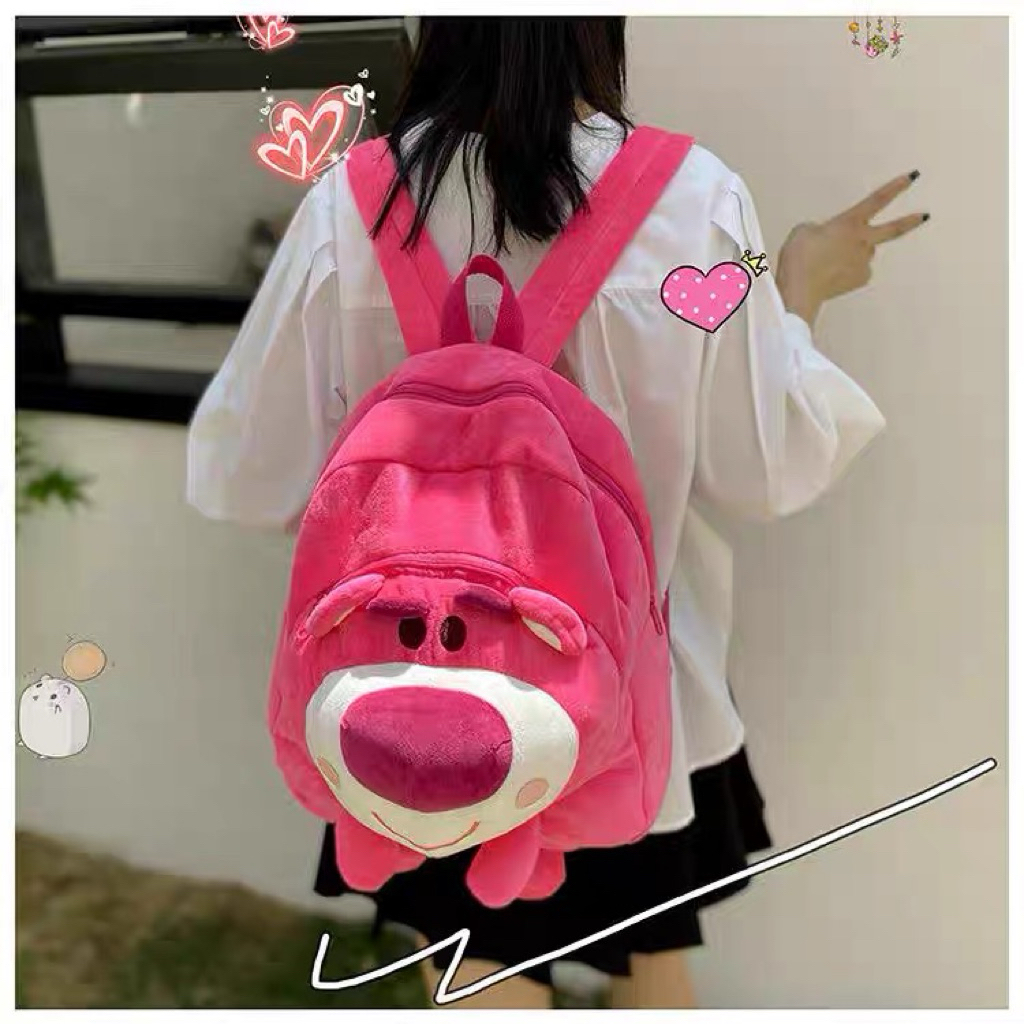 Tas  Ransel Lotso Tas Boneka Lotso Timbul Tas Ransel Timbul