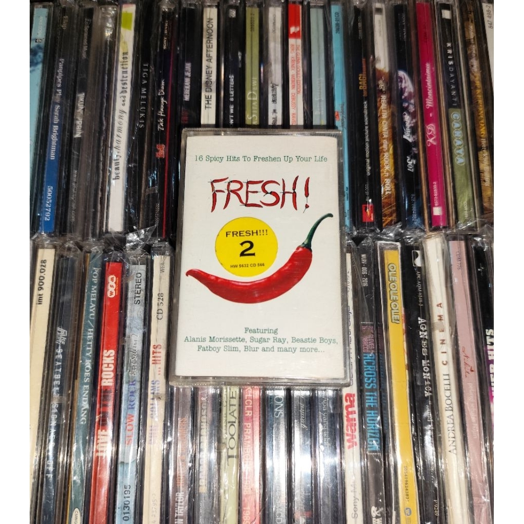 Kaset Kompilasi Fresh - Beastie Boys, Sugar Ray, Fatboy Slim, Alanis Morissette, Blur, Fastball