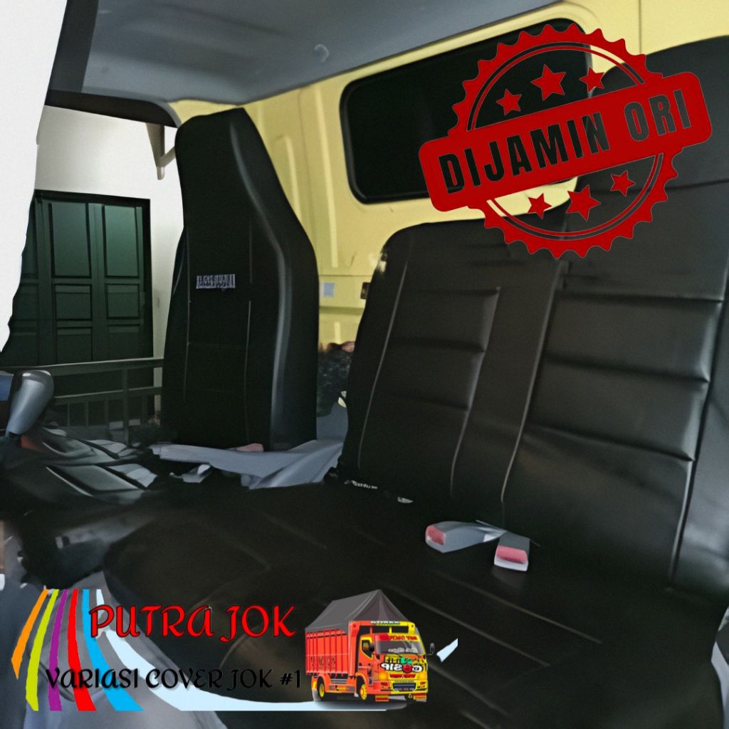 Sarung jok canter 125ps/110ps/hdl 136 model garis cod