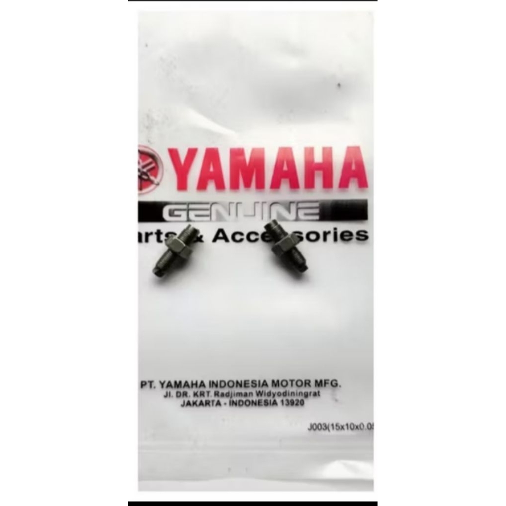 baut setelan klep yamaha set isi 2