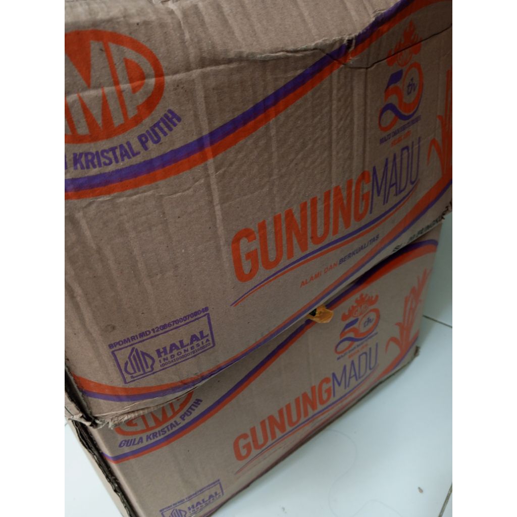 GMP Gula Pasir 1Dus isi 20Pcs