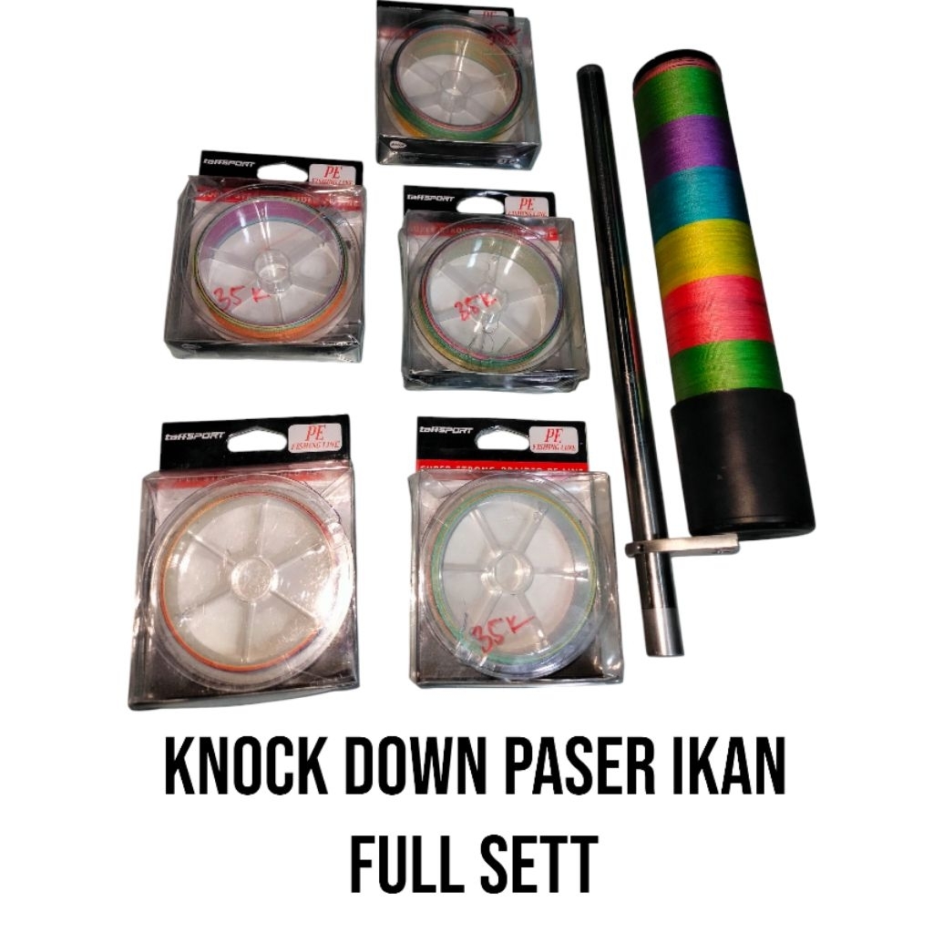fullset Gulungan PE sistem knock down paser PNP uklik maupun PCP.
