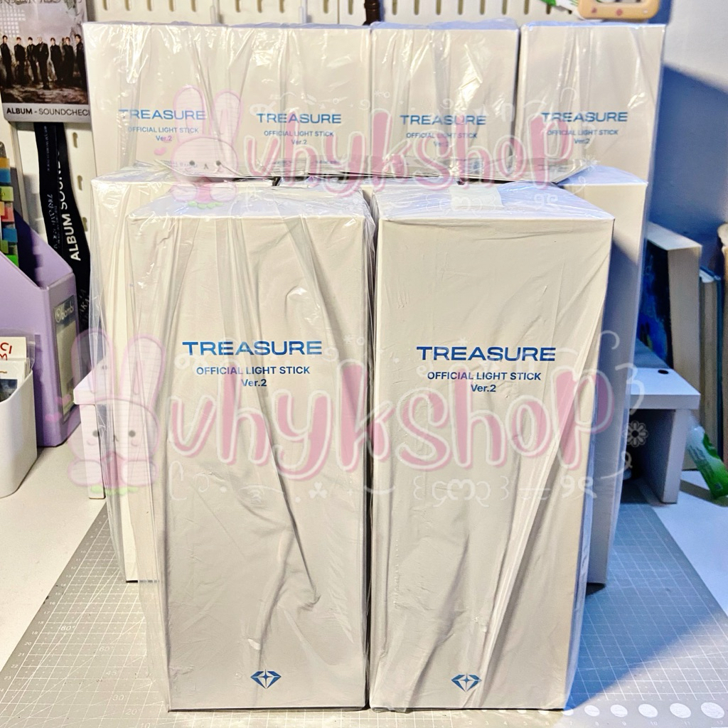 [READY STOCK] TREASURE OFFICIAL LIGHTSTICK Ver 2 + PC PHOTOCARD SEALED TEULIGHT VERSI 2 POB JAEHYUK 
