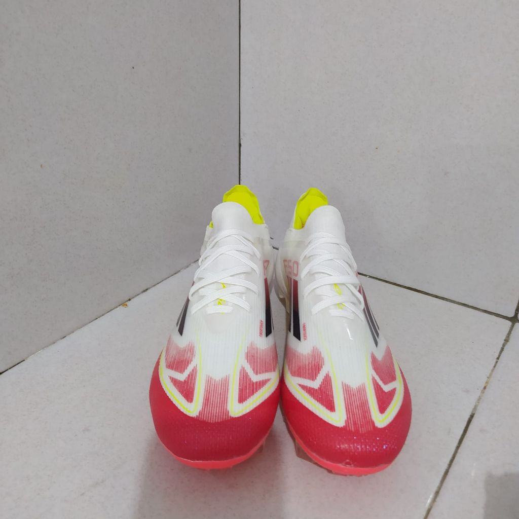 Sepatu Bola Adizero F50 elite white Oren FG