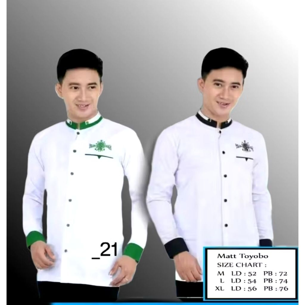 Baju koko pria dewasa Kemeja Nu pria dewasa Baju muslim pria dewasa