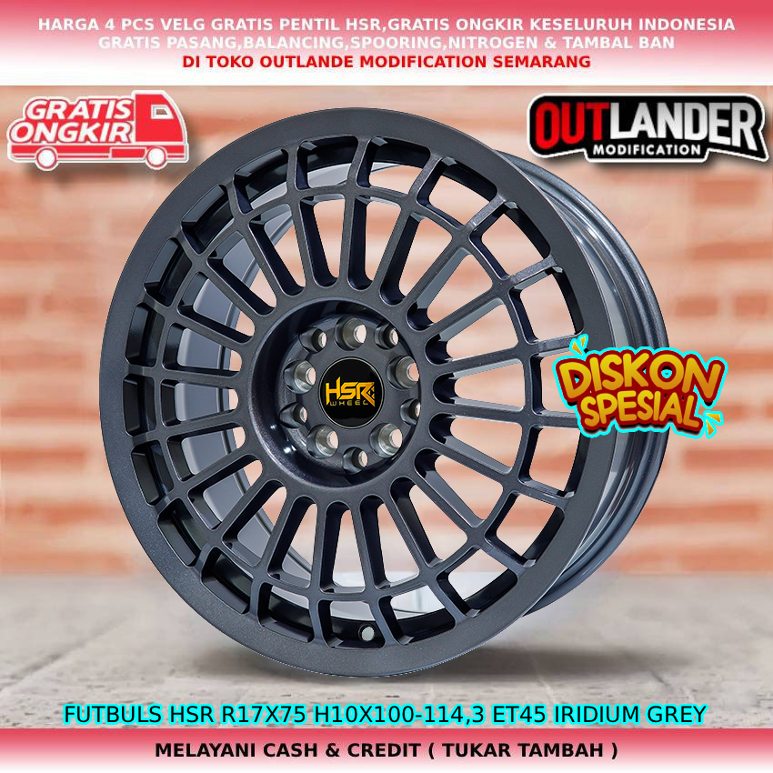 Velg ring17 velg mobil Zenix| Reborn| Voxy| C-HR|Camry|Rush|Corolla Cross| dll velg hsr futbuls R17