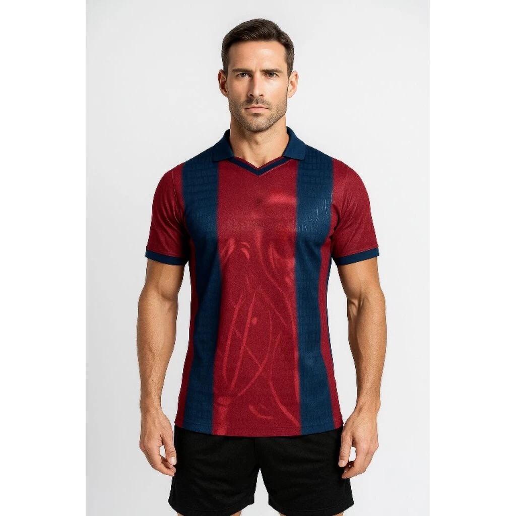 LIVE 7 PLAYER ISSUE RETRO BARCA SKELETON 2001 VINTAGE JERSEY RETRO PLAYER ISSUE