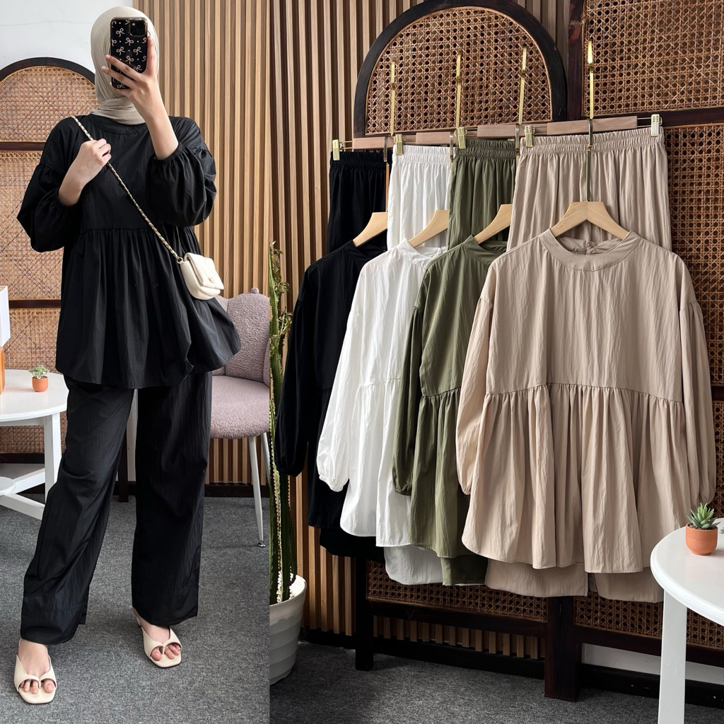 Little butik MISHA ONE SET | Setelan daily wanita