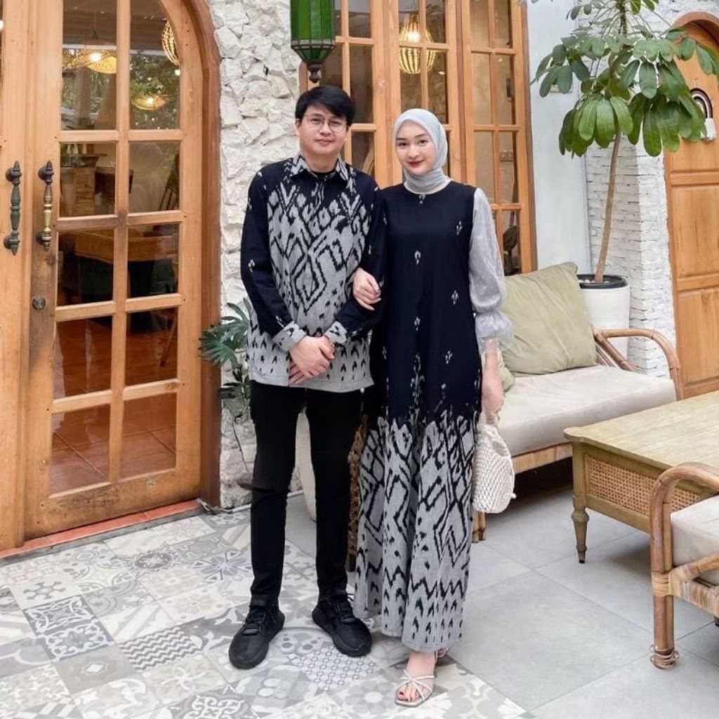 SET COUPLE TENUN RAHAYU BAJU TENUN KONDANGAN KEMEJA TENUN PRIA DEWASA