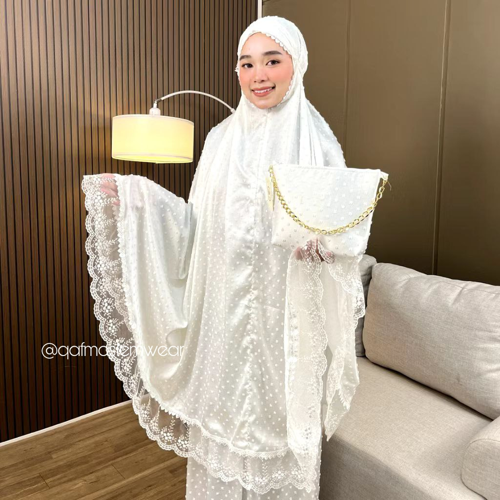 Mukena Silk Uragiri | Mukena Umroh Haji | Mukena Premium| Mukena Silk Mewah