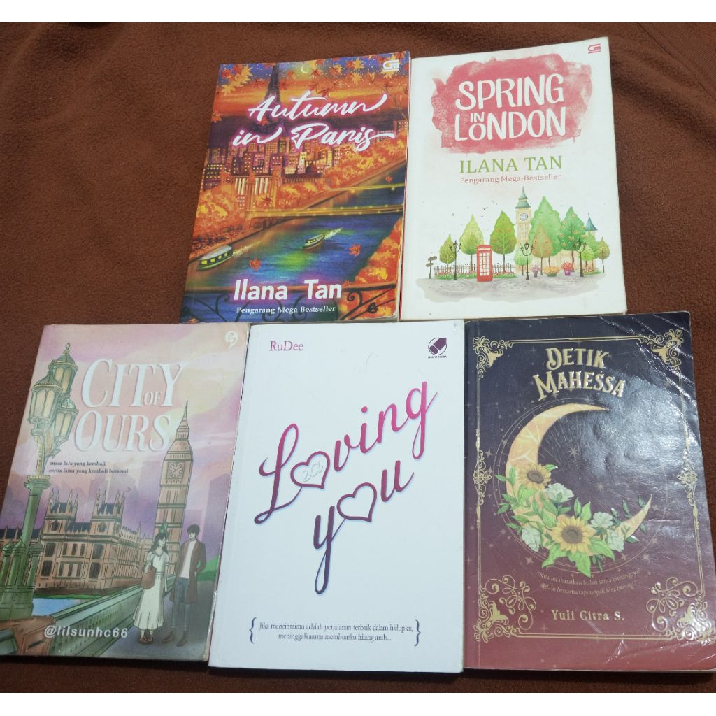 Novel Preloved Ilana Tan dan AU Romance Original