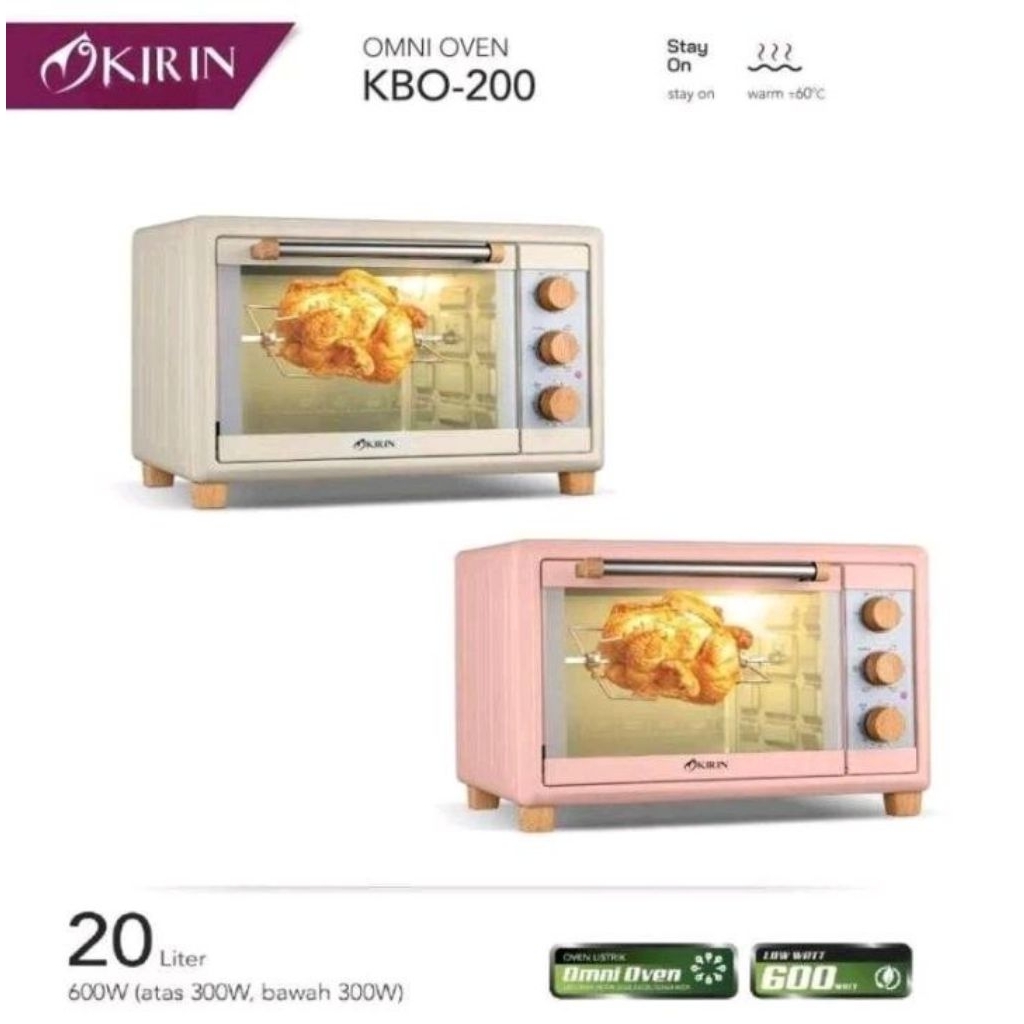 Kirin Beauty Oven Listrik 20 Liter / KBO-200