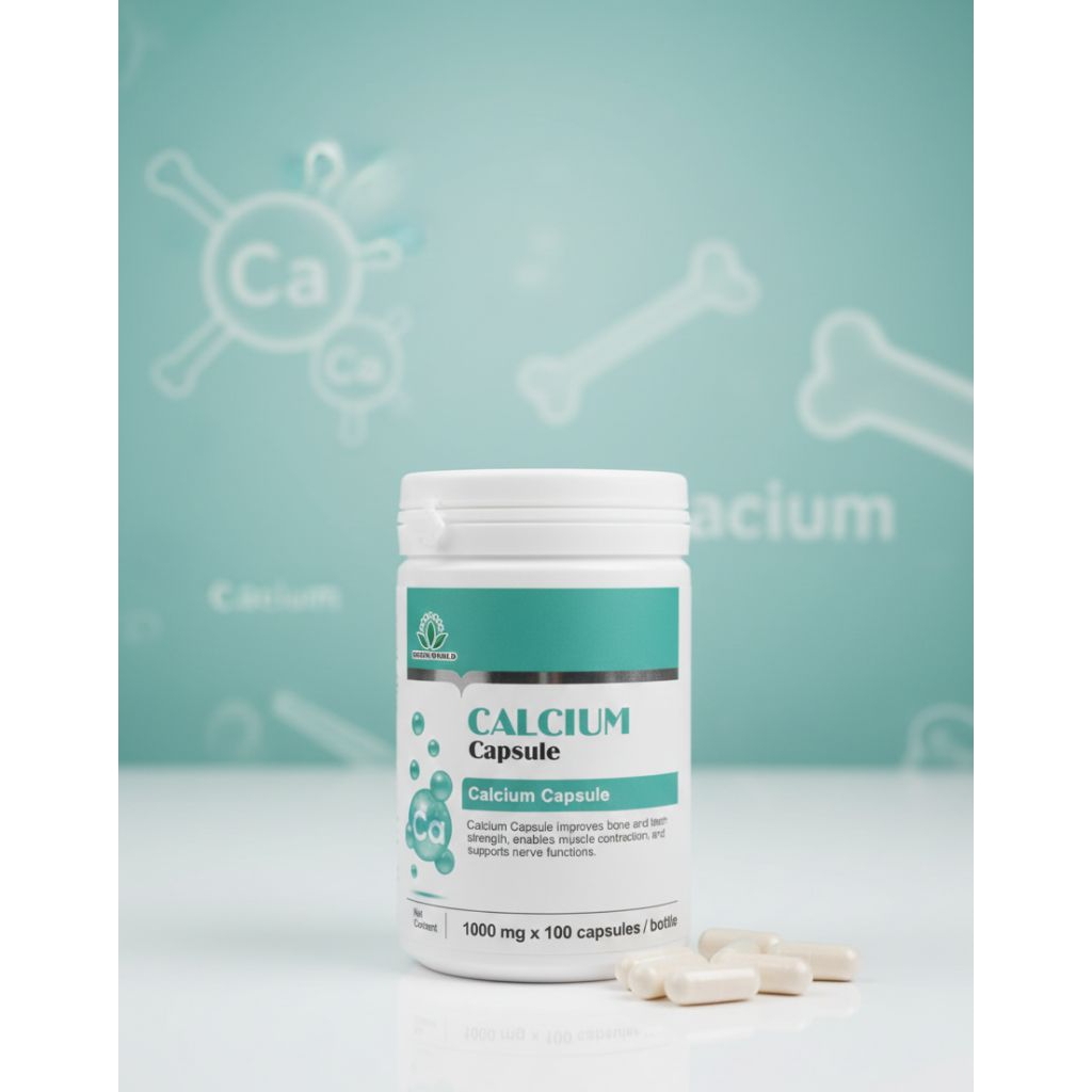 Calcium Softgel Green World - Suplemen Tulang