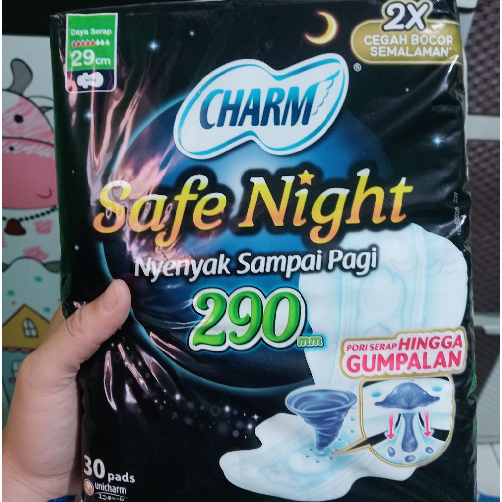 pembalut charm 290mm isi 30pads