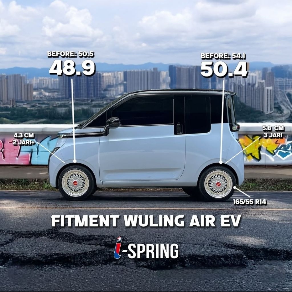 ISPRING Lowering Kit Per Coil Spring Wuling AIR EV