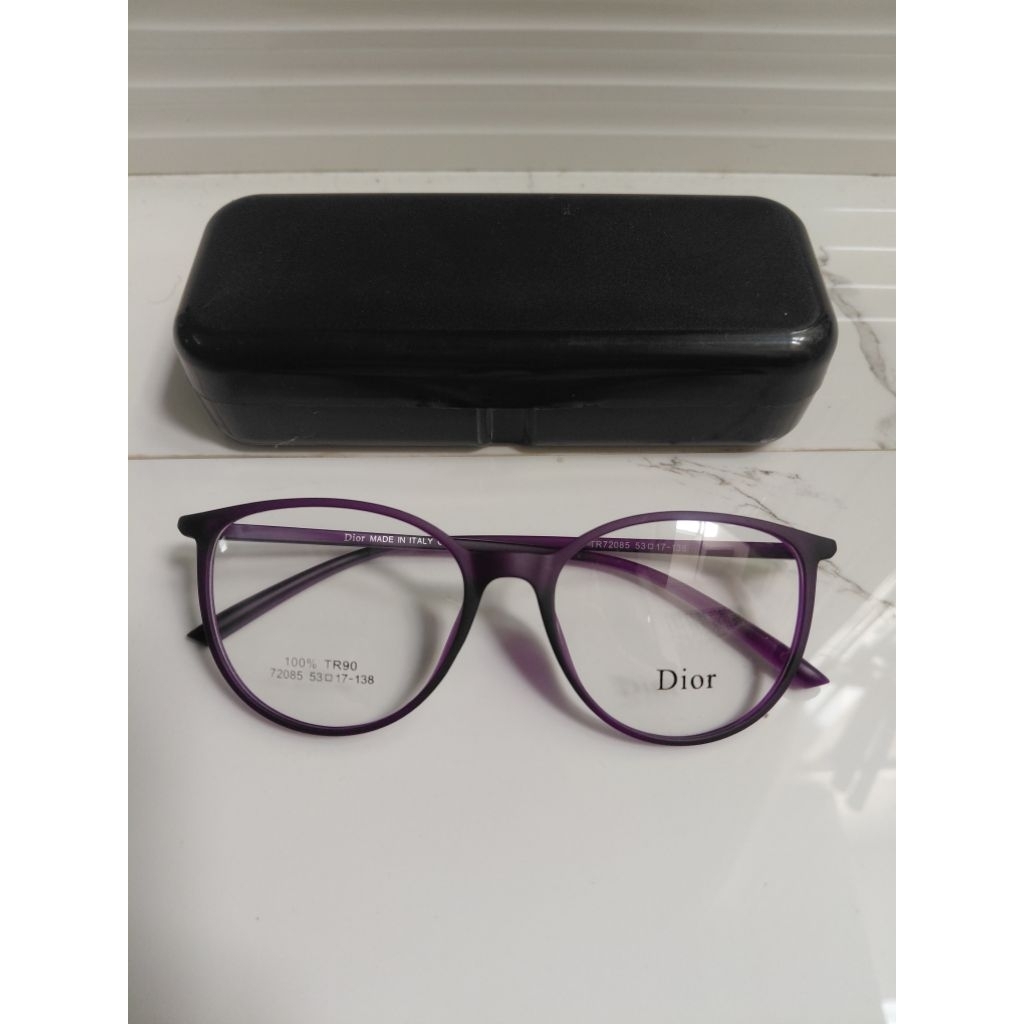 Frame Kacamata Ungu Doff