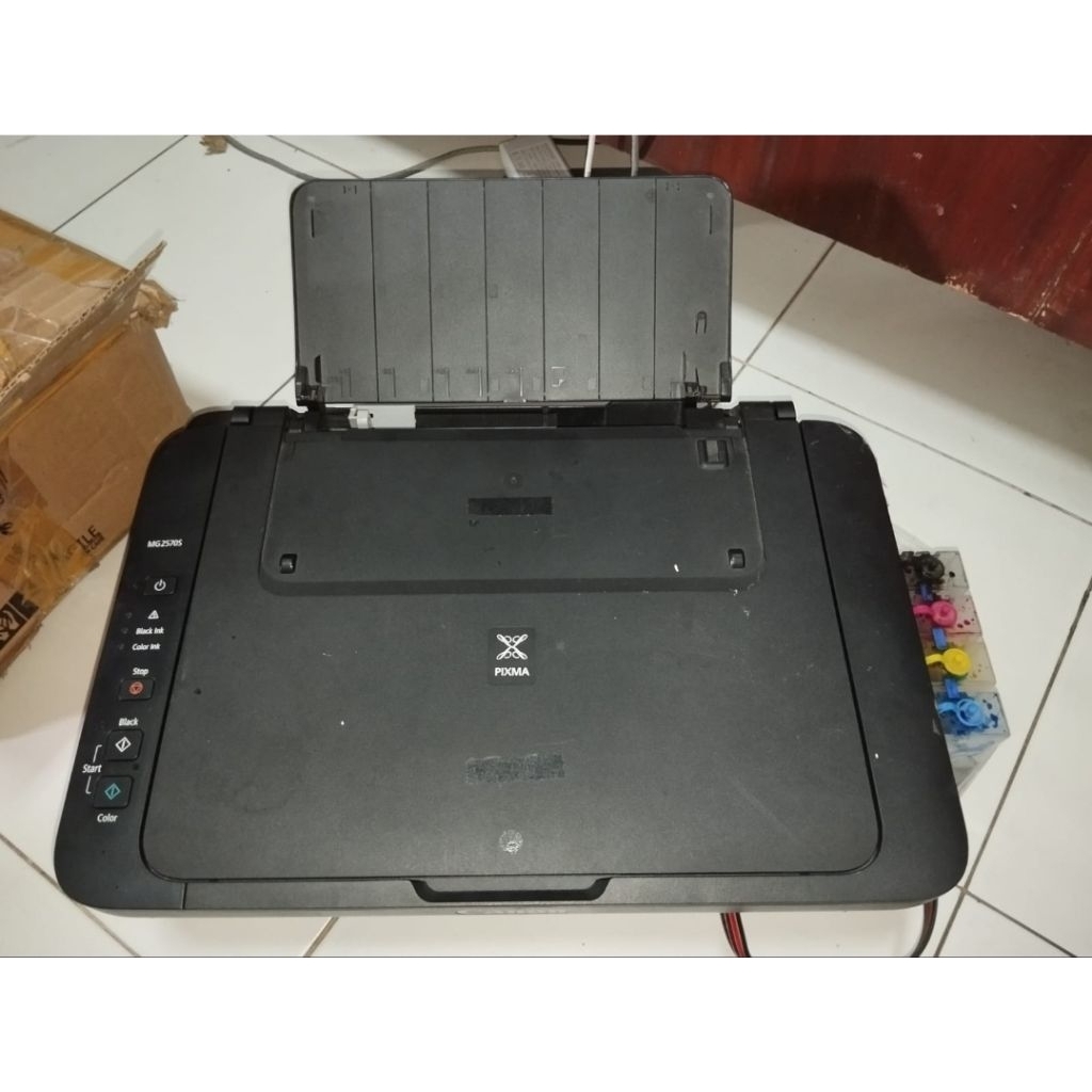 second CANON PRINTER MG2570s minus MOTHERBOARD RUSAK,fungsi scan normal