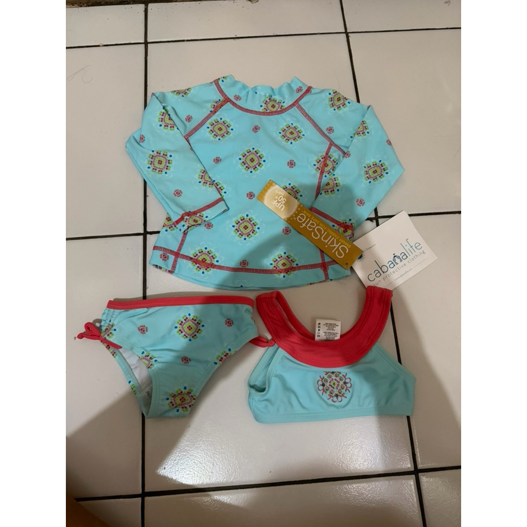 set baju renang size 3-6 bulan
