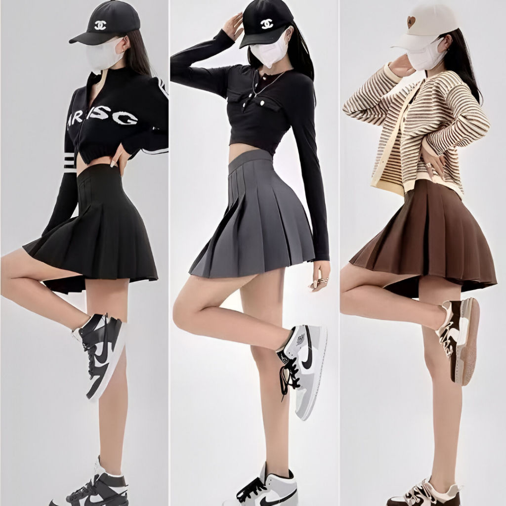 67 Collection - Bawahan Rok Mini Rample Cantik Gaya Wanita Jepang