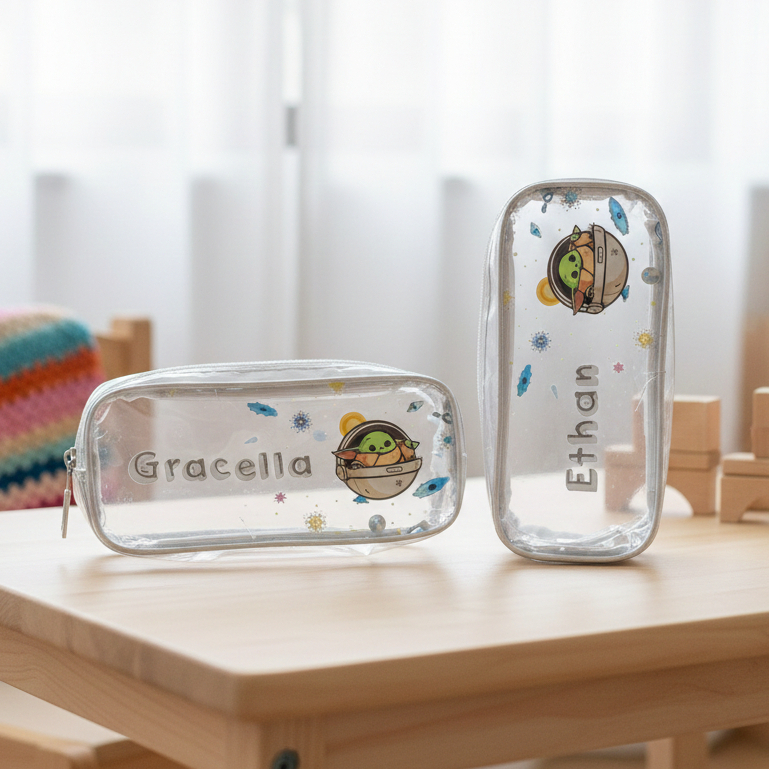 TAS SOUVENIR ULANG TAHUN / DUSGRIP / POUCH MIKA / TEMPAT PENSIL ANAK / POUCH CUSTOM / DOMPET MIKA