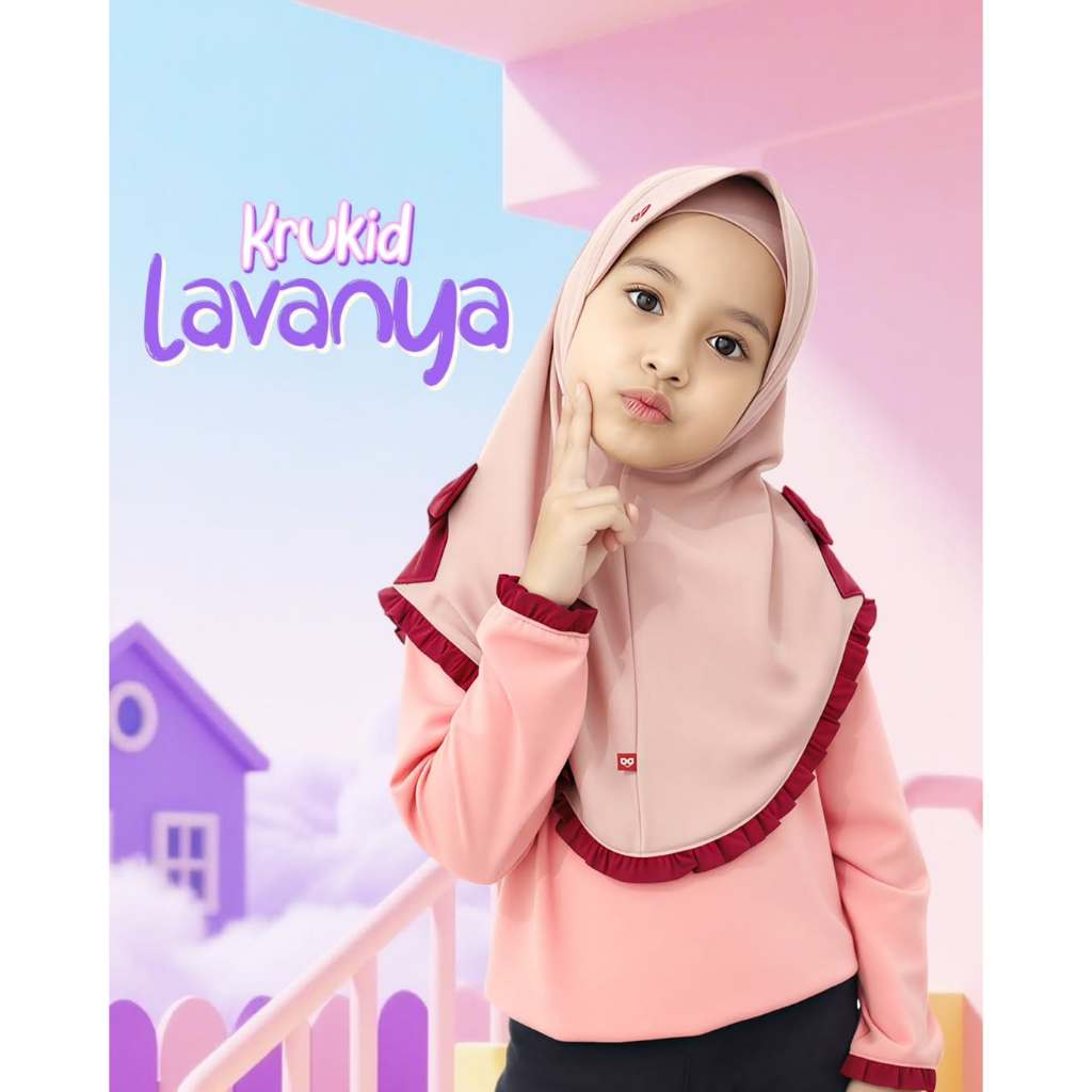Kerudung Instan Bani Batuta Krukid Lavanya | Krukid Lavanya | Kerudung Instan Bani Batuta | kerudung