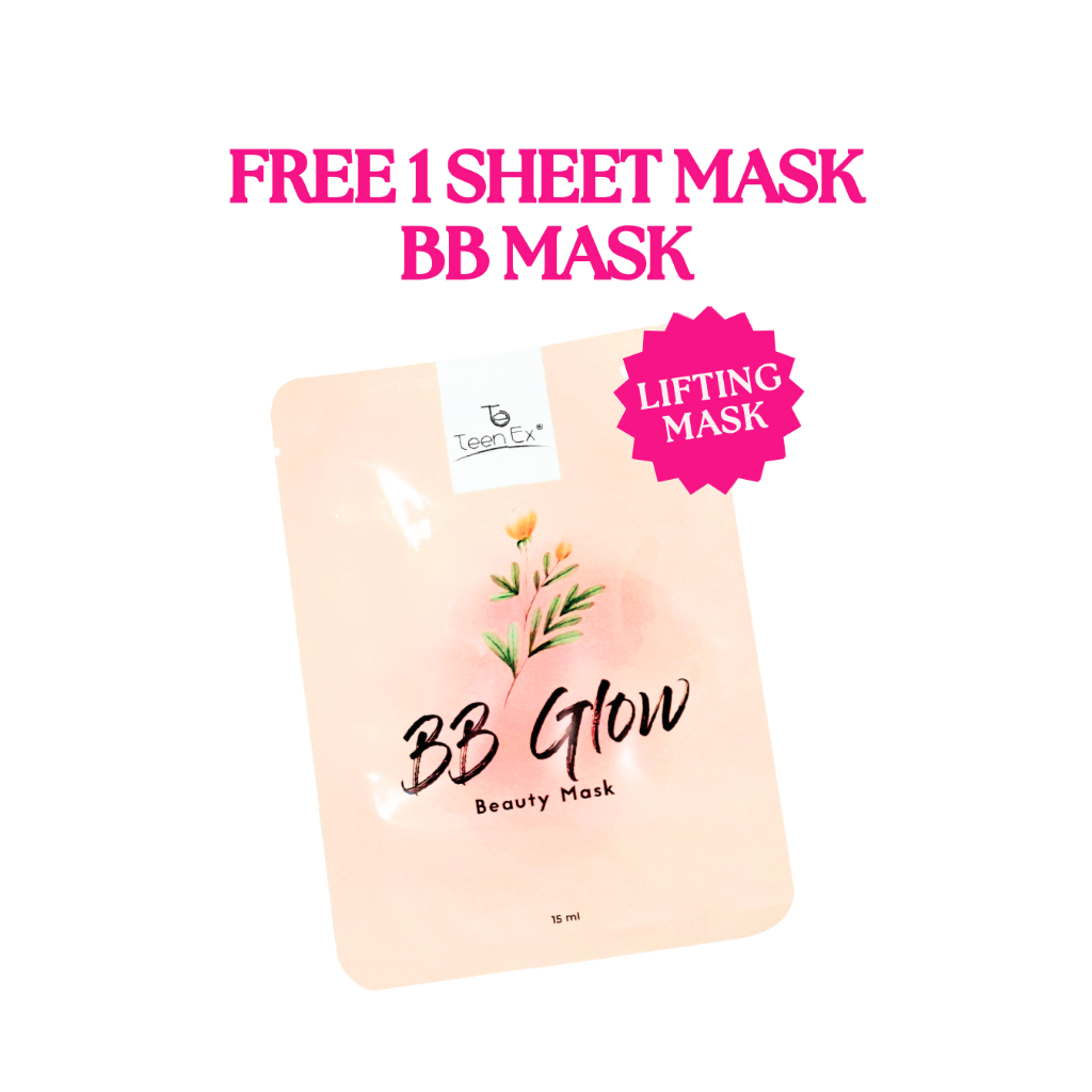 masker bb glow mask - free 1 sachet khusus pembelian L'VIORS set(s&k)
