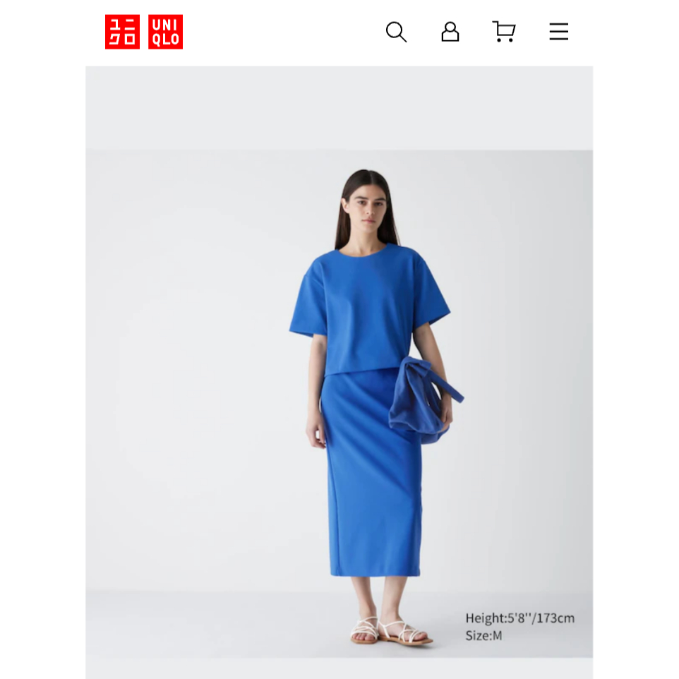 Preloved Setelan One Set Uniqlo C Uniqlo Clare Original