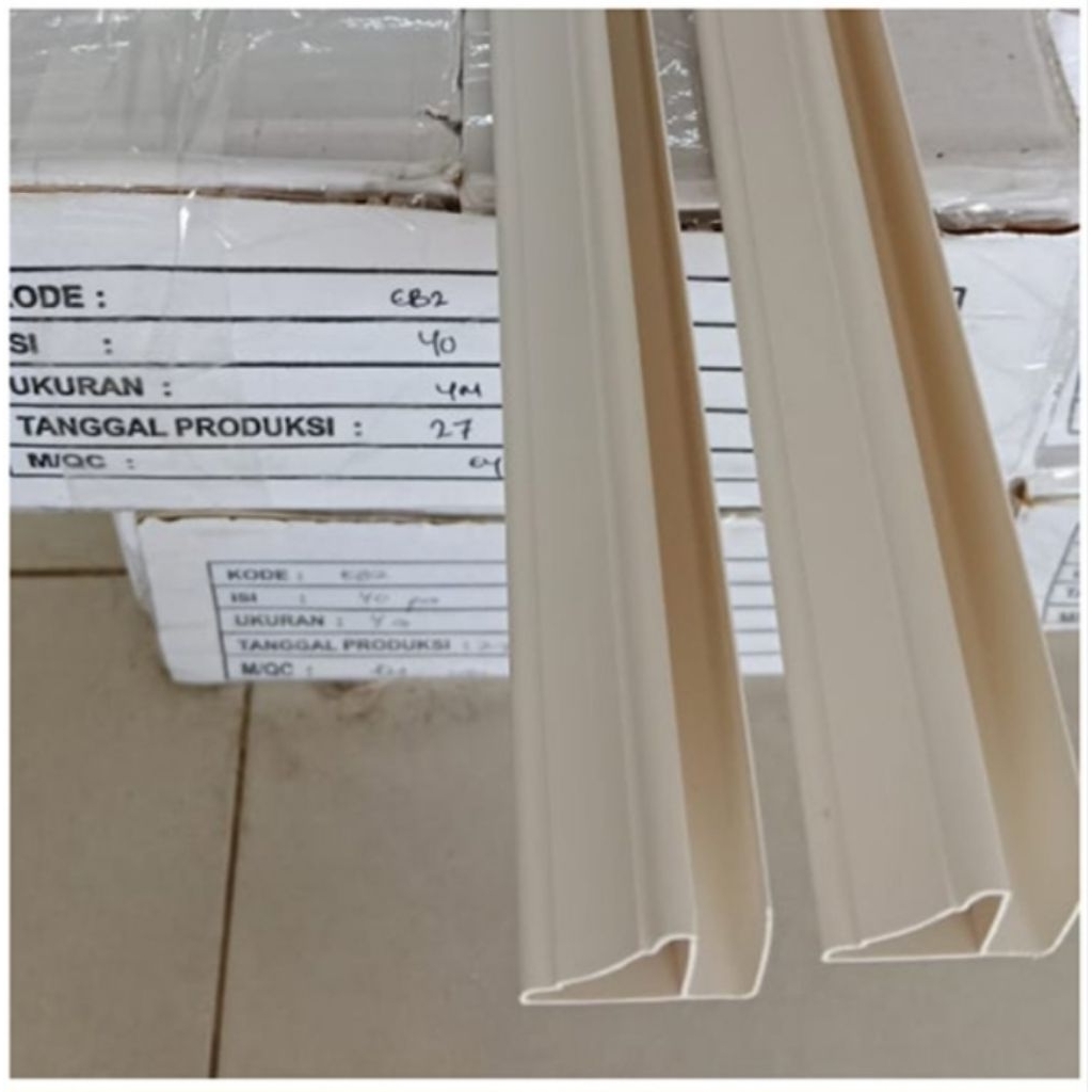 Lis Plafon PVC Lebar 3 cm – Panjang 4 Meter | MAJA INTERIOR