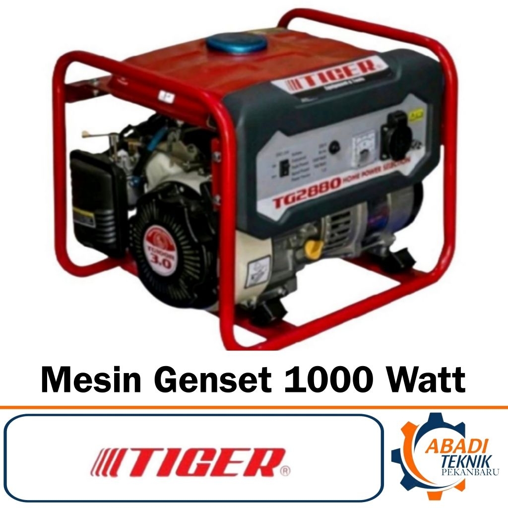 TIGER TG 2880 Genset 1000 Watt Gasoline Generator 4 Tak TG2880