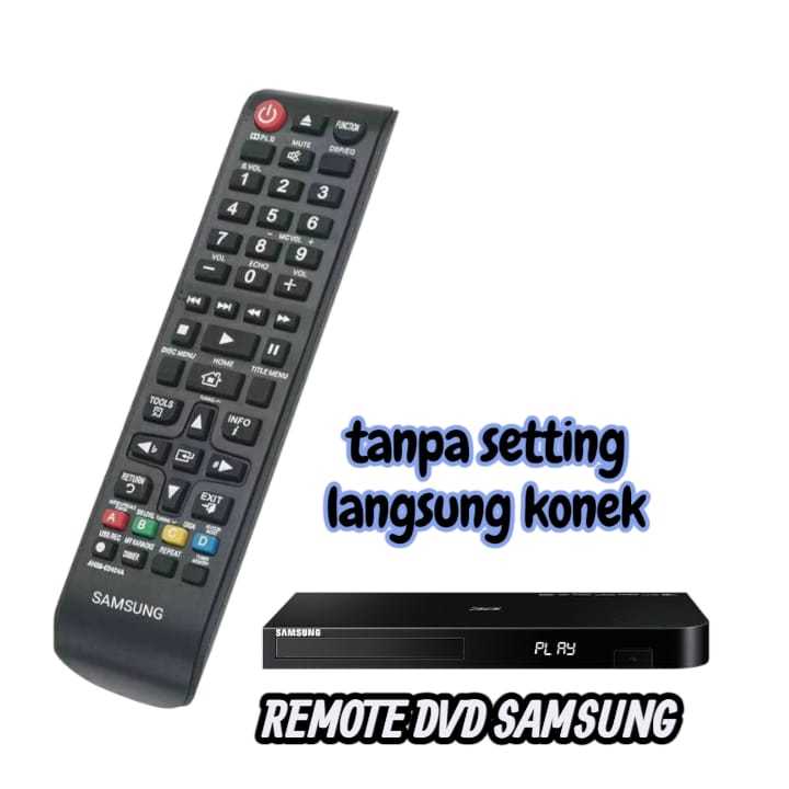 TANPA SETTING- LARIS REMOT / REMOTE SAMSUNG DVD BLURAY / HOME THEATER BLU-RAY SAMSUNG