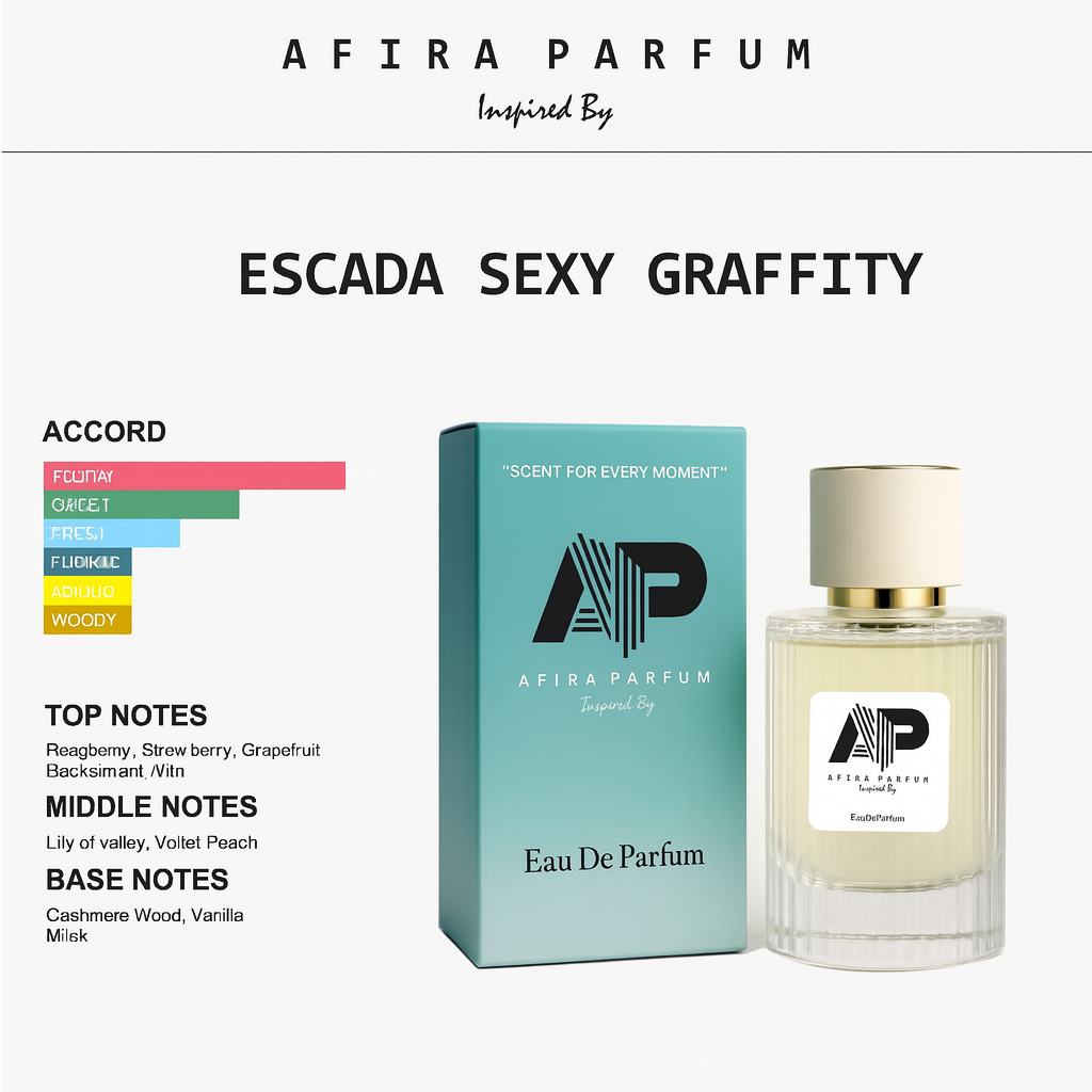 Afra Parfum Inspired By Escada Sexy Grafiti , Parfum wanita Manis lembut , Parfum wangi tahan lama