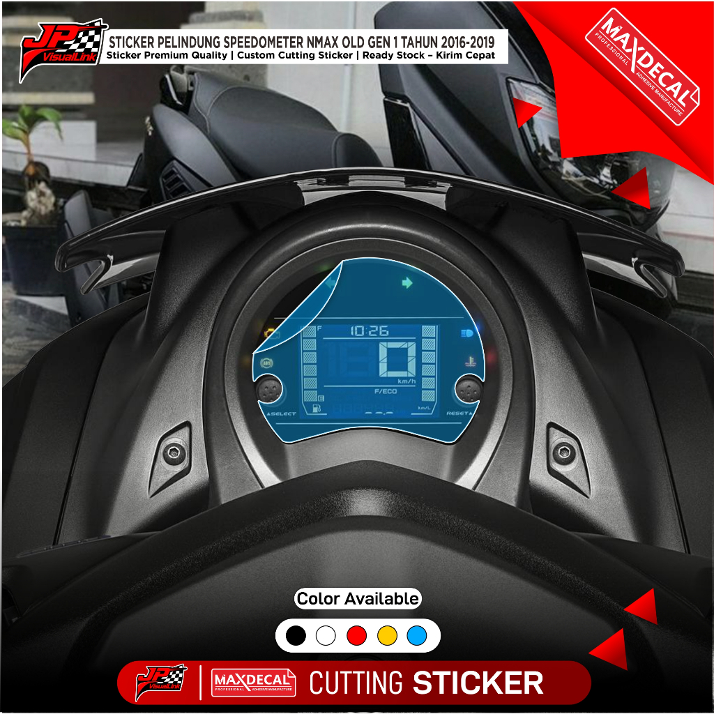 Sticker Pelindung Speedometer Nmax Old 2016-2019 Cutting Sticker Premium Maxdecal Anti Gores