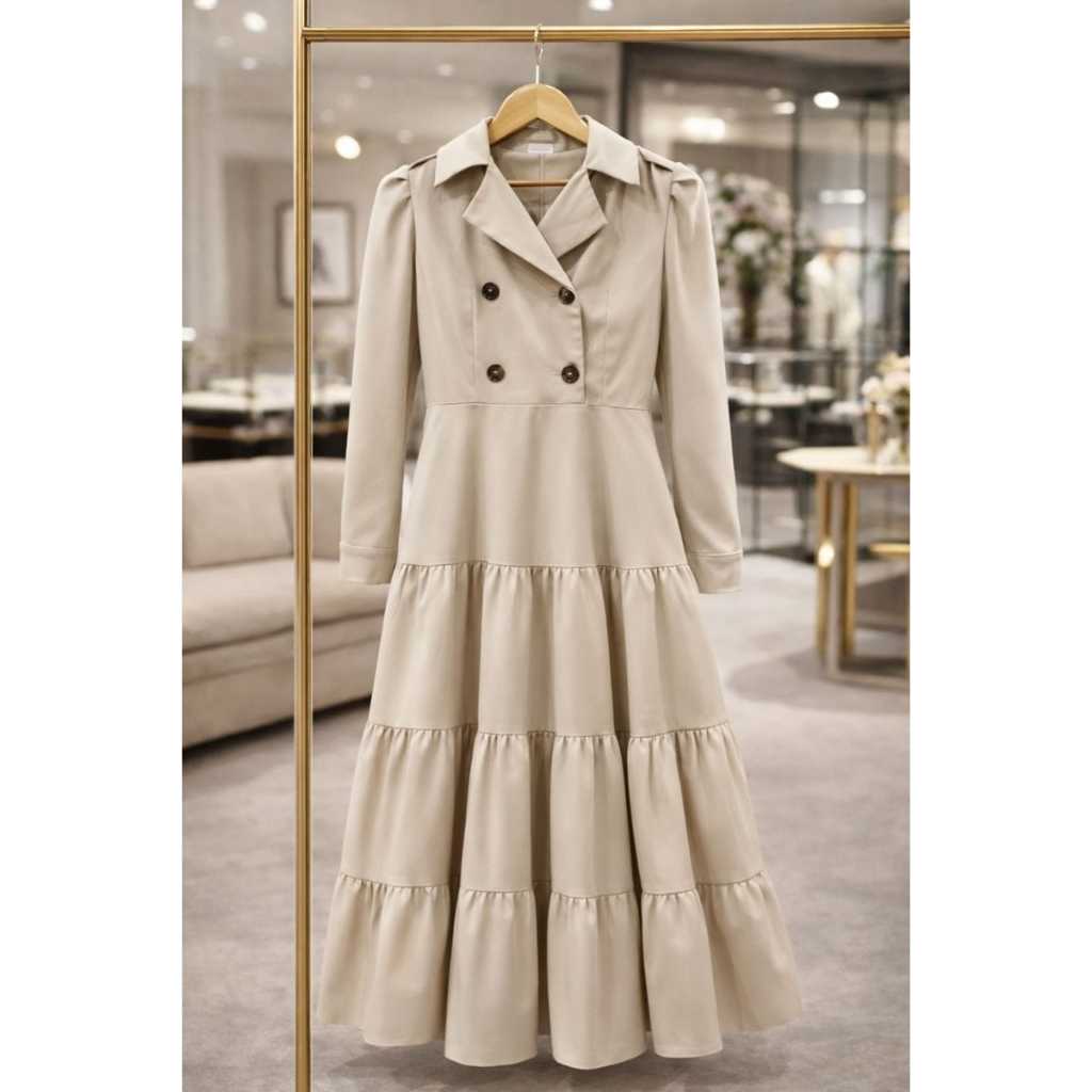 Riri n Co Branded Dress NEW baju Dress gaun Casual dan Pesta Cantik dan Elegan